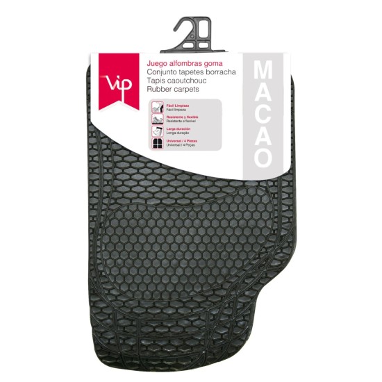 JUEGO DE ALFOMBRAS DE GOMA MACAO C/6