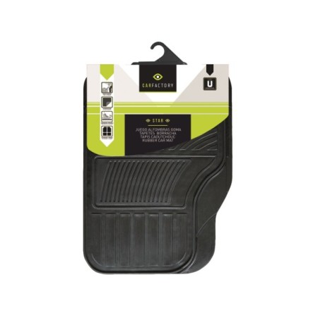 JUEGO DE ALFOMBRAS DE GOMA CF.STAR C/6