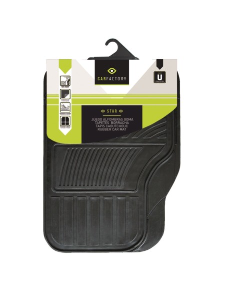 JUEGO DE ALFOMBRAS DE GOMA CF.STAR C/6