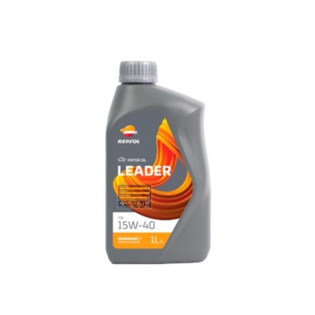 ACEITE REPSOL LEADER INYECCION 15W40 1L CAJA/12UDS