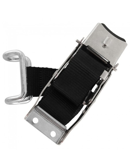 CINTURON DE LONA CON SEGURO  GANCHO DE VARILLA 0.9M/50MM**