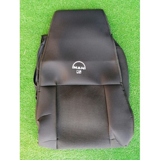 CUBRE ASIENTO AJUSTABLE PARA CAMION LOGO MAN 2 UND