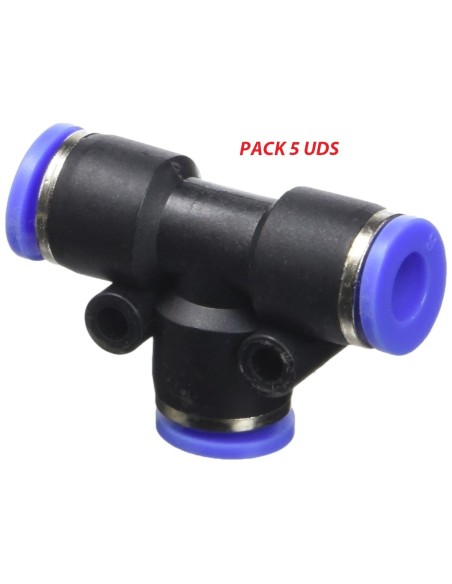 CONECTOR DE AIRE TIPO T  D8 8MM PACK/10UDS (PRECIO X 1UD)