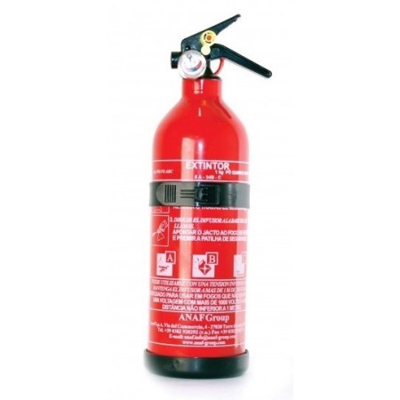 EXTINTOR 1KG CON SOPORTE HOMOLOGADO ABC