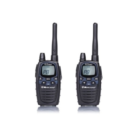 PACK DE 2 RADIOS-INTERLOCUTOR MIDLAND G7PRO