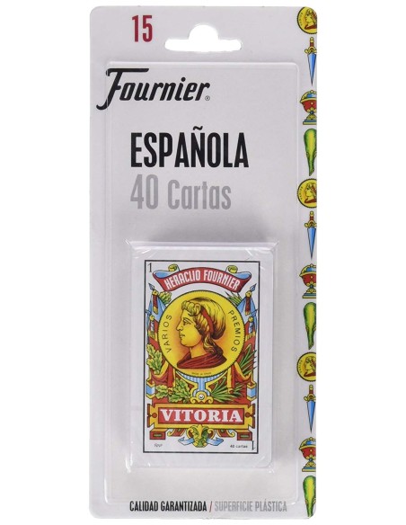 BARAJA NAIPES ESPAÑOLA FOURNIER Nº 15