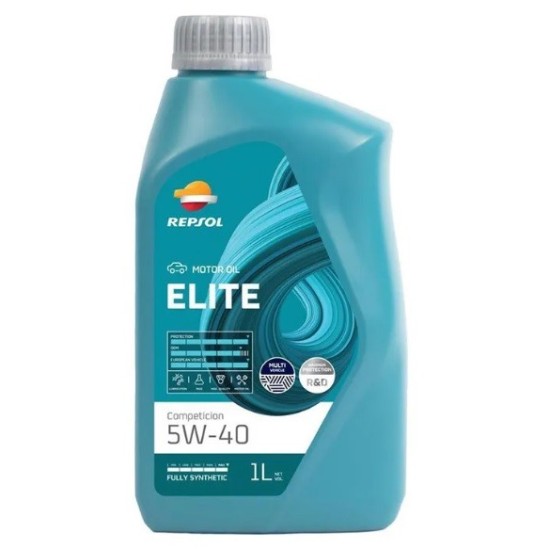 ACEITE REPSOL ELITE COMPETICION 5W40 1L CAJA/12UDS