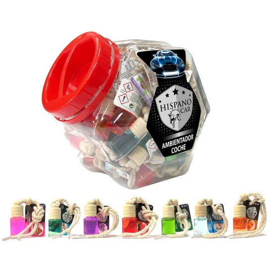 EXP.AMBIENTADOR BOTELLITAS 7ML HISPANOCAR (80UNID)