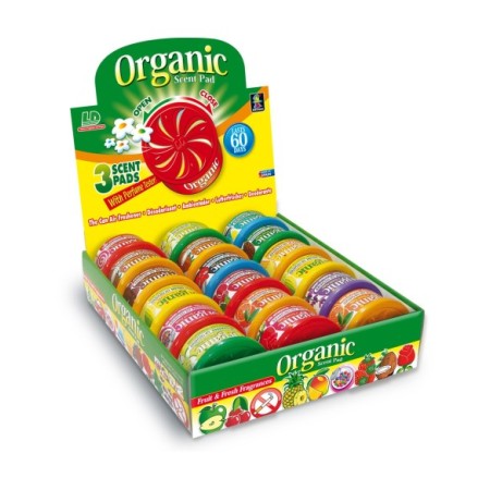 AMBIENTADOR DE LATA ORGANICO LD AROMAS SURTIDOS EXP.18UDS