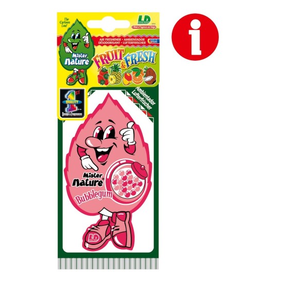 AMBIENTADOR DE CELULOSA LD CHICLE 1UD MISTER NATURE C/50