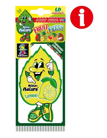 AMBIENTADOR DE CELULOSA LD LIMON 1UD  MISTER NATURE C/50