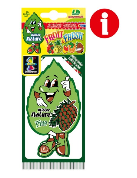 AMBIENTADOR DE CELULOSA LD PINO 1UD  MISTER NATURE C/50