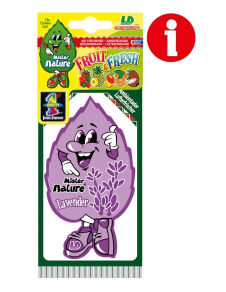 AMBIENTADOR DE CELULOSA LD LAVANDA 1UD  MISTER NATURE C/50