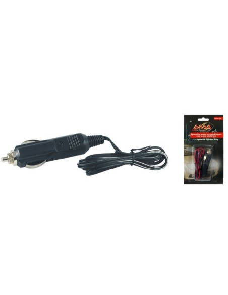 TOMA DE MECHERO CON 1M DE CABLE 12/24V C/6