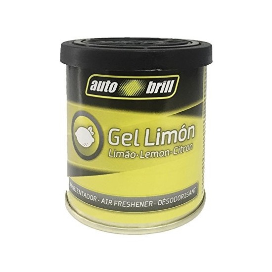 AMBIENTADOR DE GEL LIMON AUTOBRILL 80 GR C/6