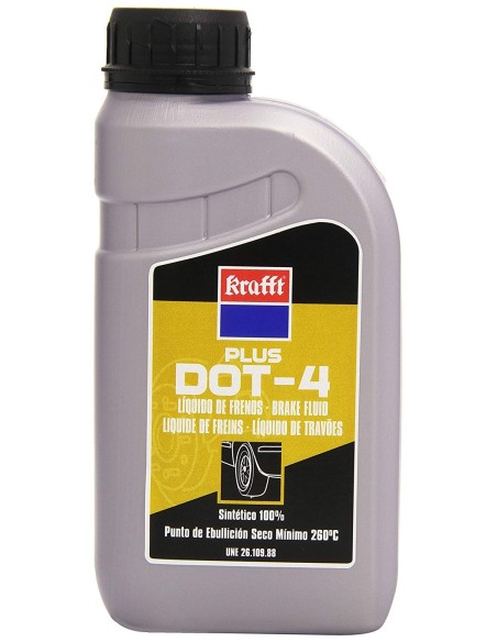 DOT 4 PLUS LIQUIDO FRENOS 500 ML KRAFFT CAJA/12UDS