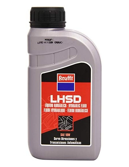 LHSD SERVODIRECCION LIQUIDO DE DIRECCION Y CAJA CAMBIOS ROJO 500ML KRAFFT CAJA/12UDS