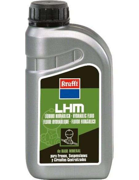 LHM LIQUIDO HIDRAULICO SUSPENSION CITROEN VERDE 500ML KRAFFT CAJA/12UDS
