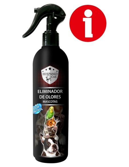 ELIMINADOR DE OLORES HISPANOCAR "MASCOTAS" 350ML C/6 R/40413350/MASCO