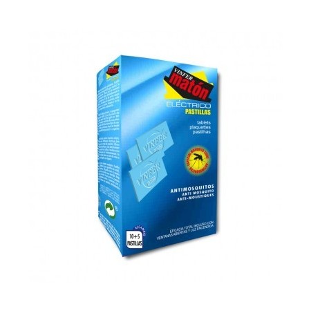 RECAMBIO ANTIMOSQUITOS 15 PASTILLAS MATON