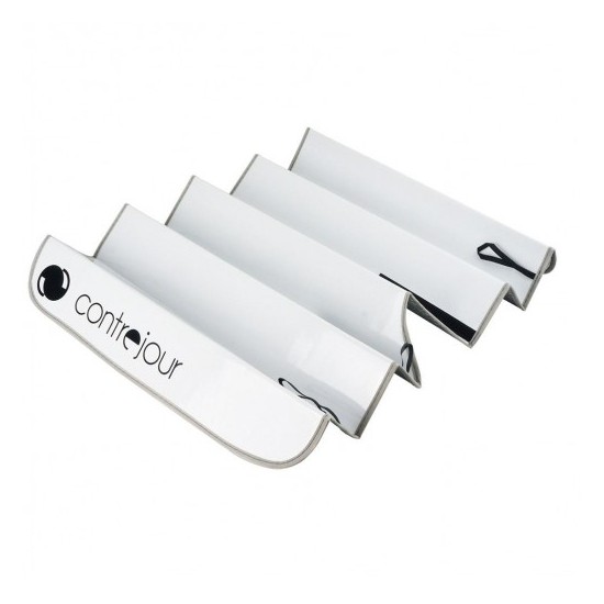 PARASOL DELANTERO BLANCO T/L 130X70 "EXTRA RIGIDO PREMIUM"