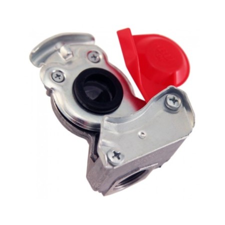 CABEZA ACOPLAMIENTO MANUAL AIRE ROJA 16MM X 1,5 **