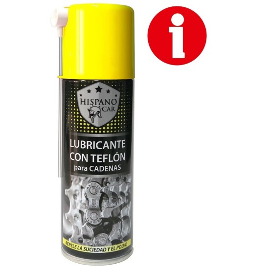LUBRICANTE DE CADENAS HISPANOCAR " CON TEFLON"2OOML C/6 R/40322200