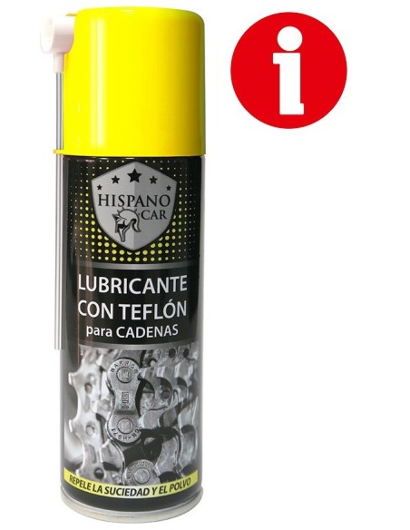 LUBRICANTE DE CADENAS HISPANOCAR " CON TEFLON"2OOML C/6 R/40322200