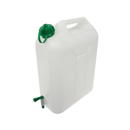 BIDON DE AGUA BLANCO CON GRIFO 10L