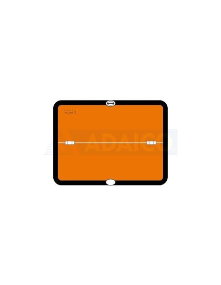 PLACA MERCANCIA PELIGROSA V11 400X300 PLEGADO HORIZONTAL **