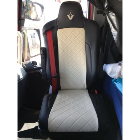 FUNDA DE ASIENTO A MEDIDA POLIPIEL LOGO RENAULT 2UDS