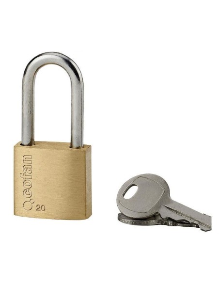 CANDADO QUALITY PLUS 40MM ARCO LARGO BLISTER