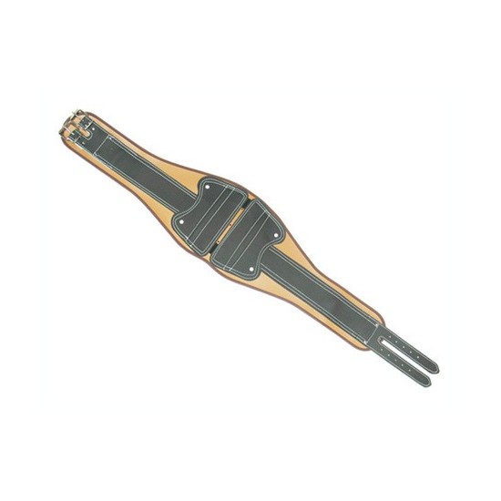 FAJA DE PIEL LUMBAR CON HEBILLA DOBLE TALLA XL