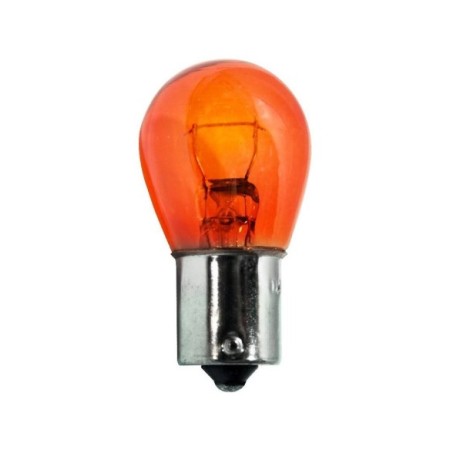 LAMPARA 24V 1 POLO AMBAR 21W PY21W FORMATO CAJA 10UDS