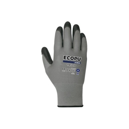 GUANTE JUBA POLIURETANO ECO-PU TALLA 9 10UDS