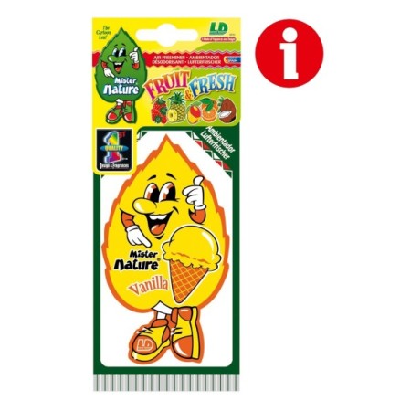 AMBIENTADOR DE CELULOSA LD VAINILLA 1UD  MISTER NATURE C/50