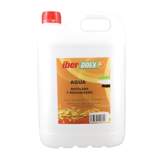 AGUA DESTILADA IBERDOEX 5L CAJA/4UDS