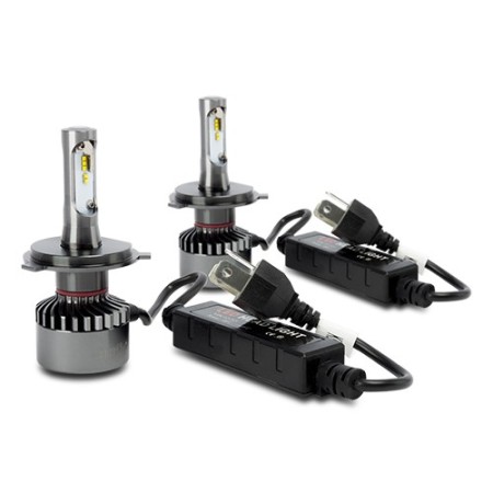 KIT H4 LED 12V/24V 6000K 2UDS