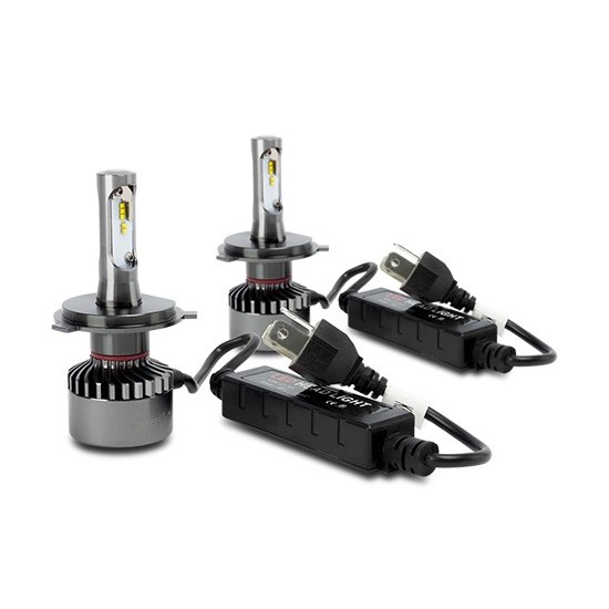 KIT H4 LED 12V/24V 6000K 2UDS