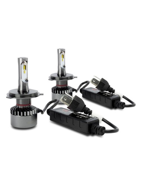 KIT H4 LED 12V/24V 6000K 2UDS