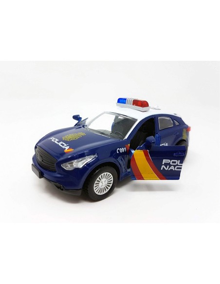 COCHE DE POLICIA NACIONAL METALICO 16,5 x 8 x 7 cm