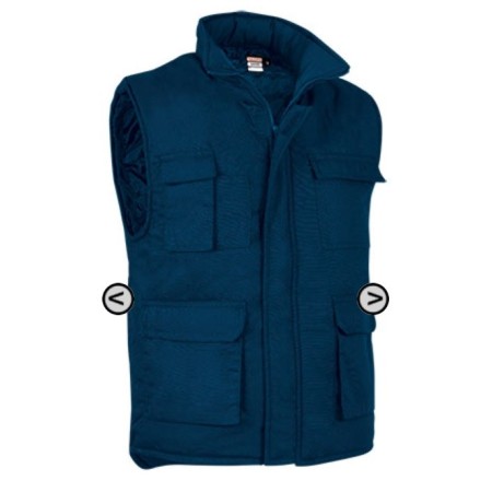 CHALECO IBERDOEX MULTIBOLSILLOS PRINTER AZUL MARINO TALLA XL