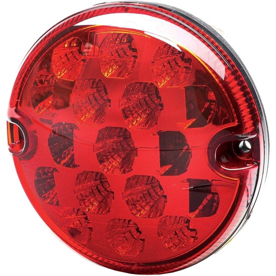 PILOTO LED TRASERO ANTINIEBLA REDONDO PLANO 10X10MM 10/30V MOD AM **