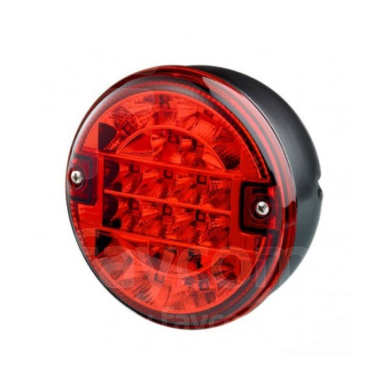 PILOTO LED TRASERO ANTINIEBLA REDONDO XXL 14CM X 4,5CM 12V/24V **