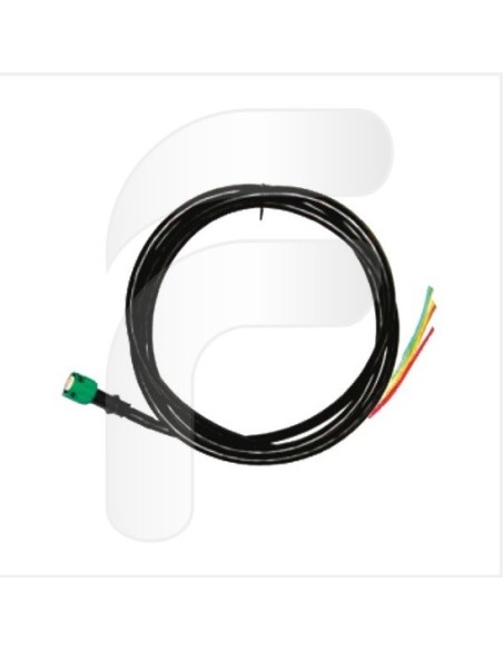 CONECTOR DERECHO PARA PILOTO TRASERO  5 PINES CON CABLE DE 1,5MT **
