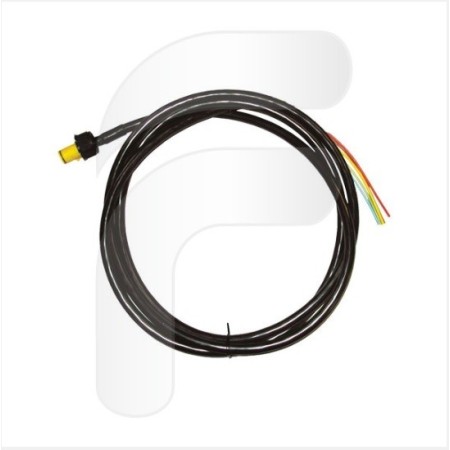 CONECTOR IZQUIERDO HEMBRA AMARILLO PARA PILOTO TRASERO 7 PINES CON CABLE 2,5MT **
