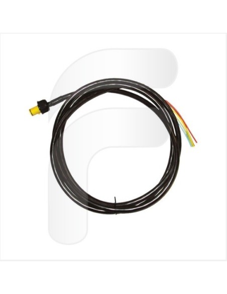 CONECTOR IZQUIERDO HEMBRA AMARILLO PARA PILOTO TRASERO 7 PINES CON CABLE 2,5MT **