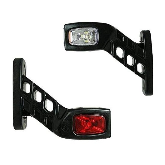 PILOTO LED PERIMETRAL IZQUIERDO TRICOLOR CORTO DIAGONAL MOD AM 12/24V