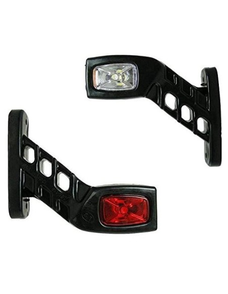 PILOTO LED PERIMETRAL DERECHO TRICOLOR CORTO DIAGONAL MOD AM 12/24V **