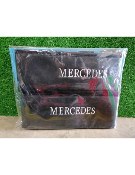 FALDONES DE ASIENTO POLIPIEL CON LOGO MERCEDES 2UDS